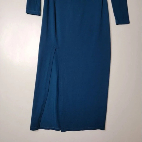 Susana Monaco Long Sleeve Off Shoulder Slit Midi - Picture 4 of 8